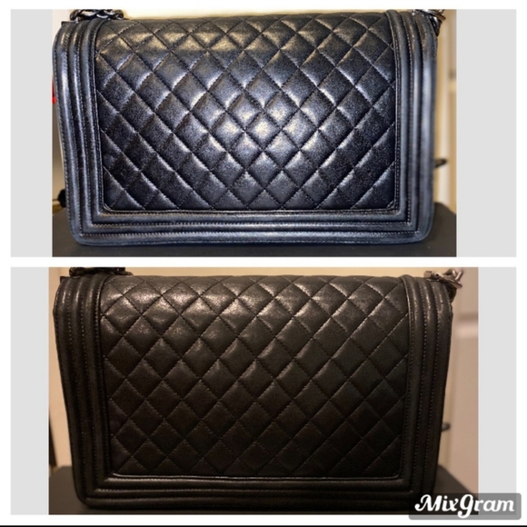 🎈SOLD🎈CHANEL New Medium Boy in black w ruthenium - Picture 4 of 16